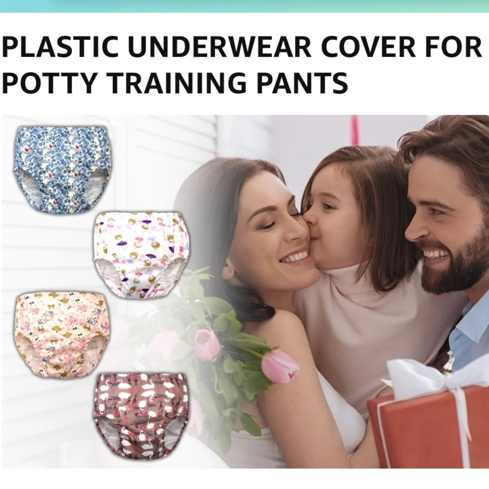Plastic underwear cover for potty training pants, size 3T